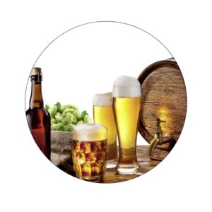 Beer, wine and soft drinks for export